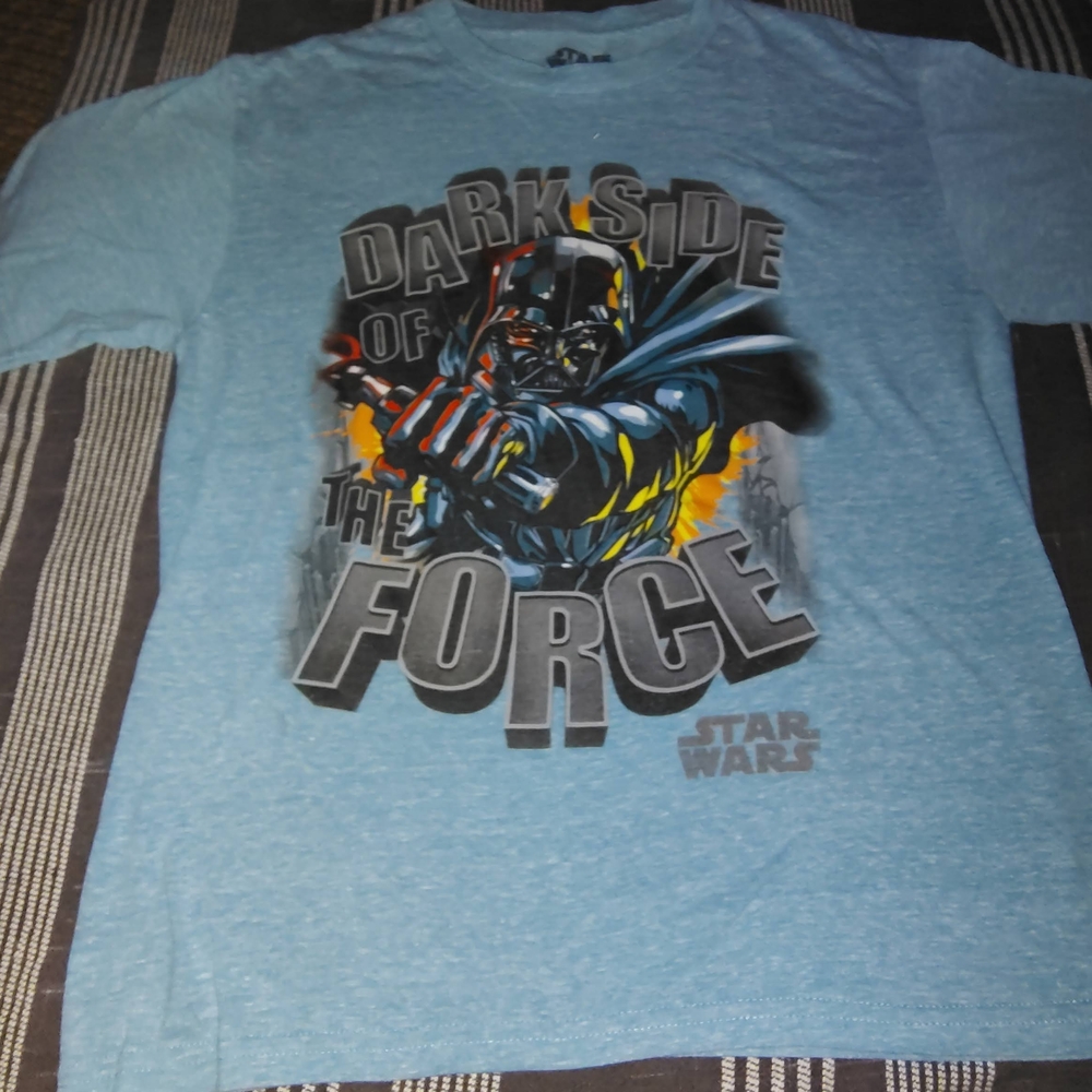 Star Wars Light Blue Dark Side Tee